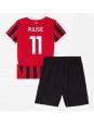 AC Milan Christian Pulisic #11 Dječji Domaci Dres kompleti 2024-25 Kratak Rukavima (+ kratke hlače)